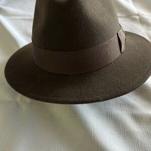 Classic Brown Fedora Hat